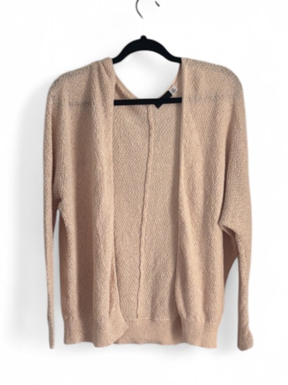 BDG Urban Outfitters Women's Cream Lightweight Open Front Knit Cardigan Sz Small